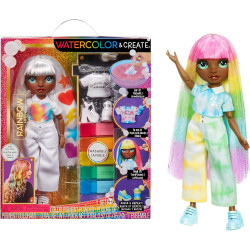 Muñeca Raimbow High Watercolor y Create Ojos Verdes