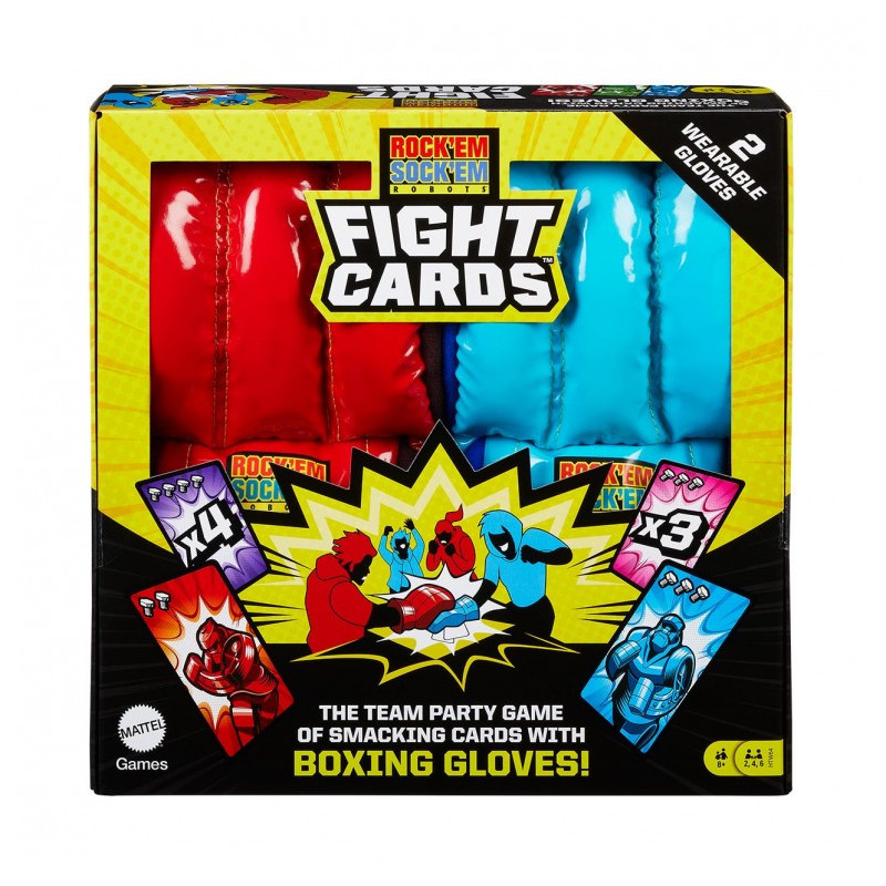Mattel Games Rock'Em Sock'Em Robots Juego de Cartas