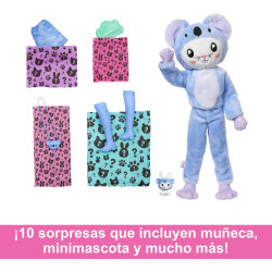 Muñeca Barbie Cutie Reveal Disfraces Conejo Koala