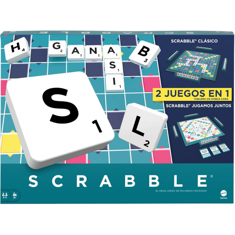 Juego de Mesa Scrabble 2 en 1
