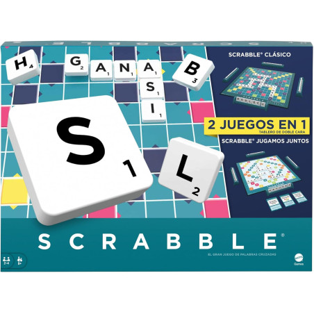Juego de Mesa Scrabble 2 en 1
