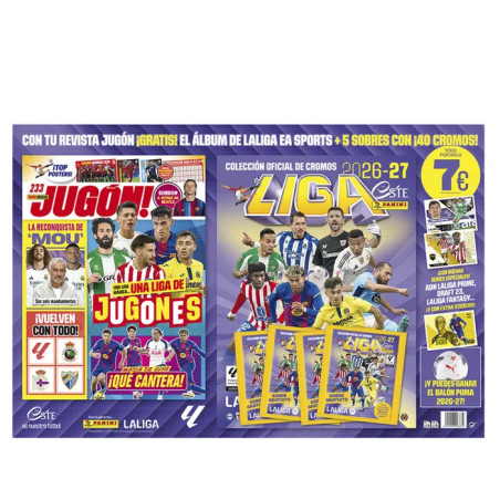 Cartón (Álbum + Revista Jugón n 233) La Liga Este 2026/27 - Panini Cromos