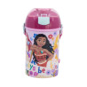 Botella 450ml C/Pajita+Correa Princesas