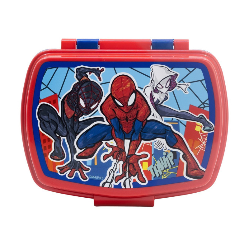 Fiambrera Rectangular Spiderman
