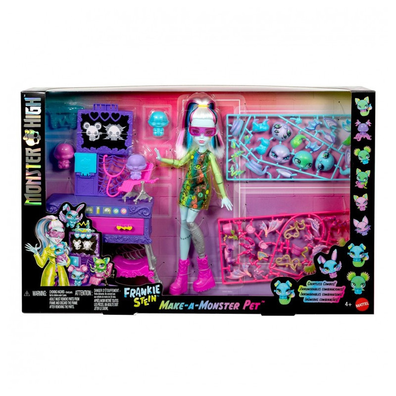 Monster High Frankie Stein Crea tu Mascota Monstruosa