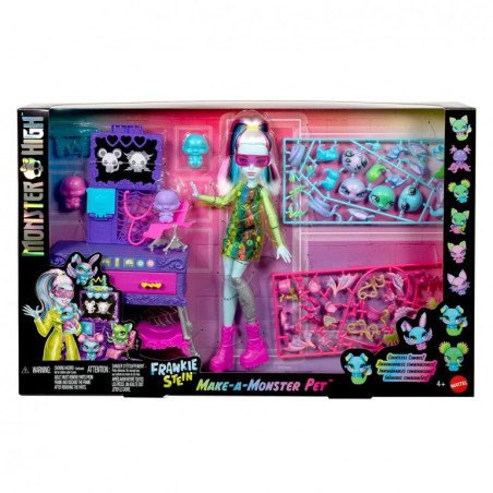 Monster High Frankie Stein Crea tu Mascota Monstruosa