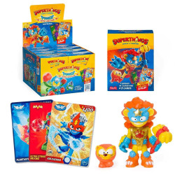 SuperThings Power SuperKid & Card Pack con 2 Figuras y 3 Cartas