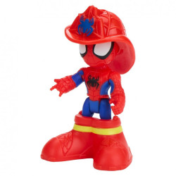 Spidey and his Amazing Friends Rescue-Webs Camión de Bomberos y Figura de Spidey
