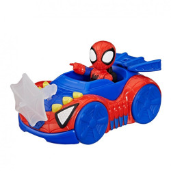 Spidey and His Amazing Friends Figura Spidey con Bólido Arácnido