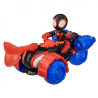 Spidey and his Amazing Friends Figura Miles Spin Morales con Aracno Triciclo