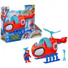 Disney Jr. Spidey and His Amazing Friends Figura Spidey con Spidey-Cóptero
