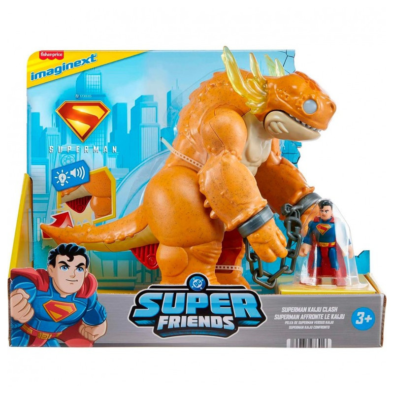 Superman VS Kaiju DC Superfriends Imaginext