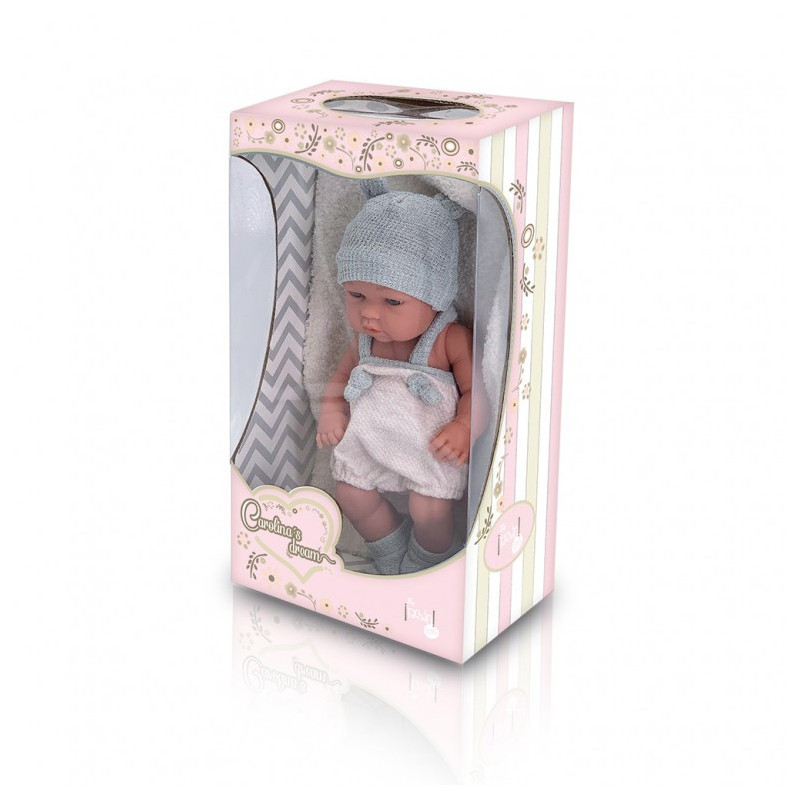 Bebé 30cm Conjunto De Punto Azul