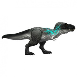 Jurassic World Survival T. Rex Muscle Madness c/Rugidos y Músculos Expansibles