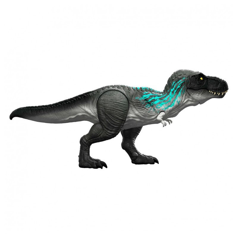 Jurassic World Survival T. Rex Muscle Madness c/Rugidos y Músculos Expansibles