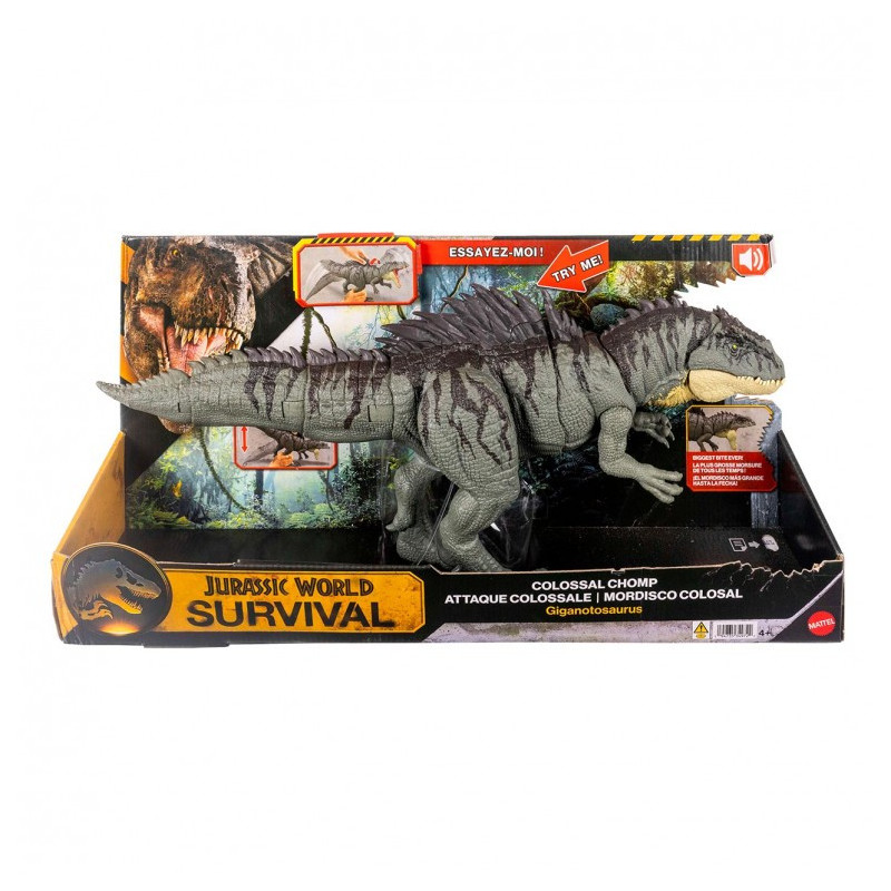 Jurassic World Giganotosaurus Mordisco Colosal c/Sonido
