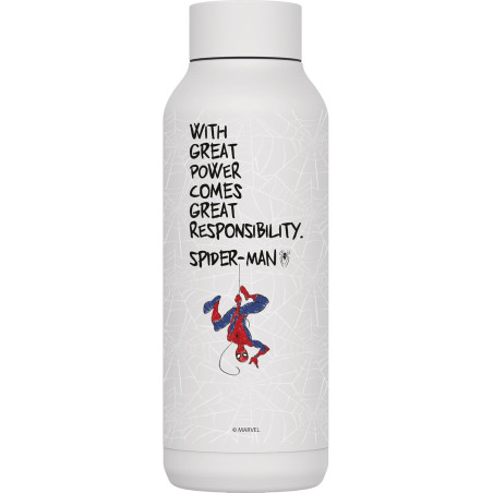 Botella Termo Inoxidable 510ml Spiderman Quokka