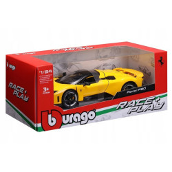 Burago - Race + Play Ferrari F80 Amarillo 1/24