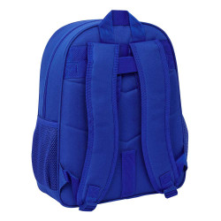 Real Madrid Mochila Junior Adaptable A Carro Escolar Azul