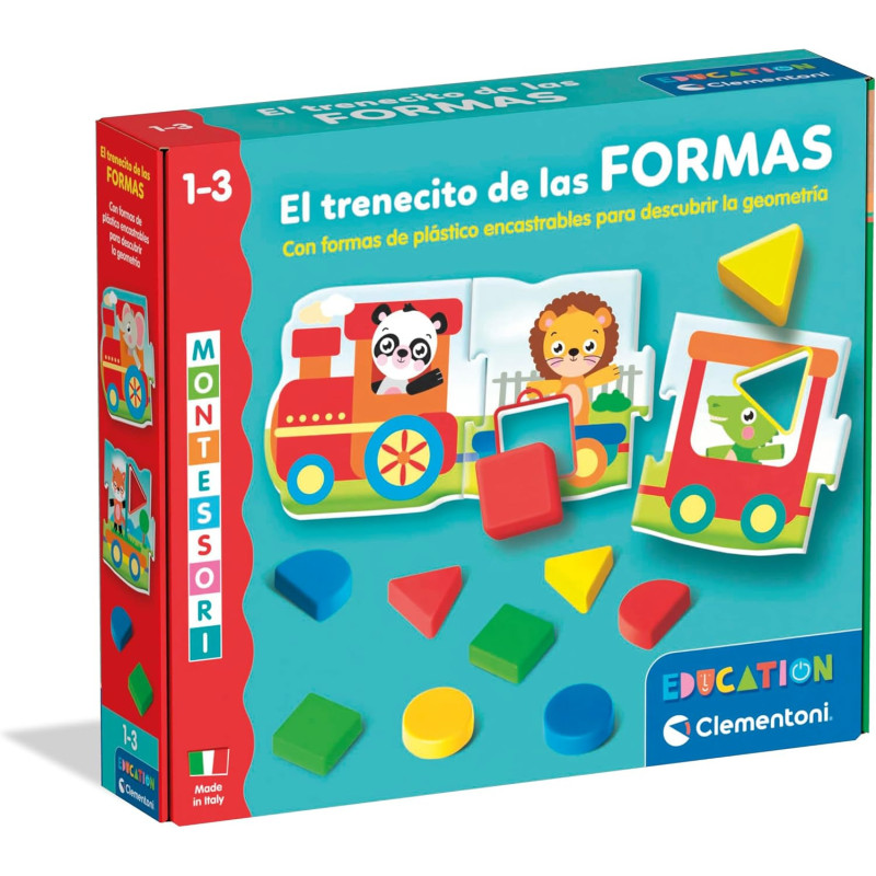 Tren Montessori de las Formas Clementoni