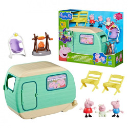 Peppa Pig La Caravana de los Tres Cerditos con 3 Figuras