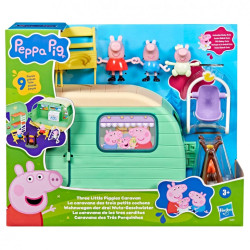 Peppa Pig La Caravana de los Tres Cerditos con 3 Figuras