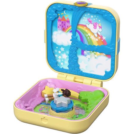 Polly Pocket Cofre Mundo Sorpresa Muñeca c/Accesorios