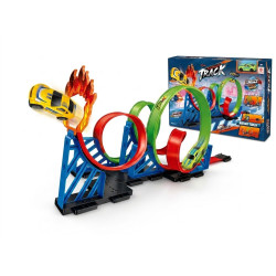 Racing Track - Pista Looping c/4 Giros + 1 Coche Retrofricción