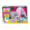 Pets Alive Mommy Elephant con Bebés Elefante Sorpresa
