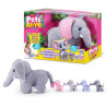 Pets Alive Mommy Elephant con Bebés Elefante Sorpresa