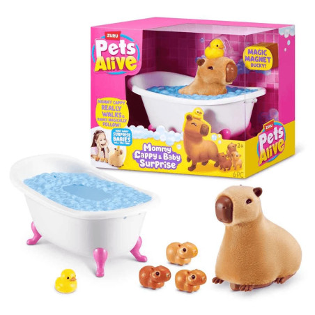 Pets Alive Mommy Capybara con Bebés Sorpresa