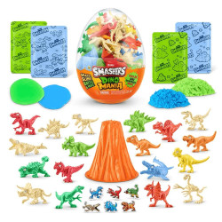 Smashers Dino Mania Huevo con Más de 30 Sorpresas