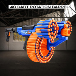 Rifle Blitz Hammer X-Shot C/tambor Giratorio - 48 Dardos