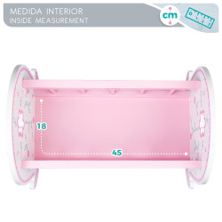 Woomax- Cuna de Madera Muñecas