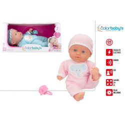Colorbaby's - Muñeca Bebe Blandito 32 cm