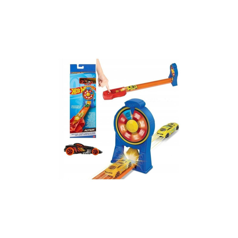 PISTA HOT WHEELS GIRA Y APUNTA