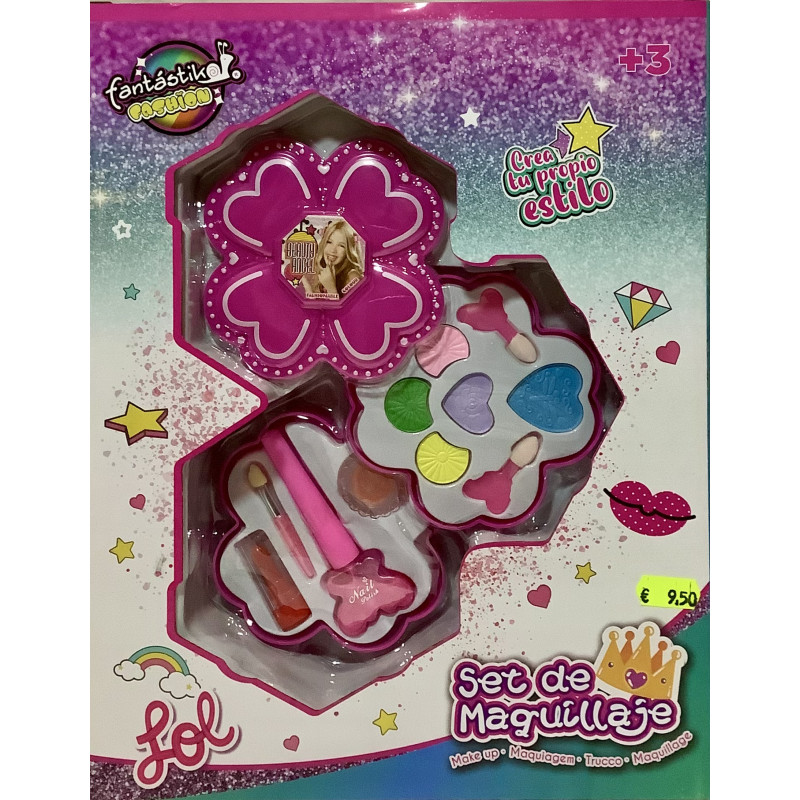Set Maquillaje Flor 3 Niveles