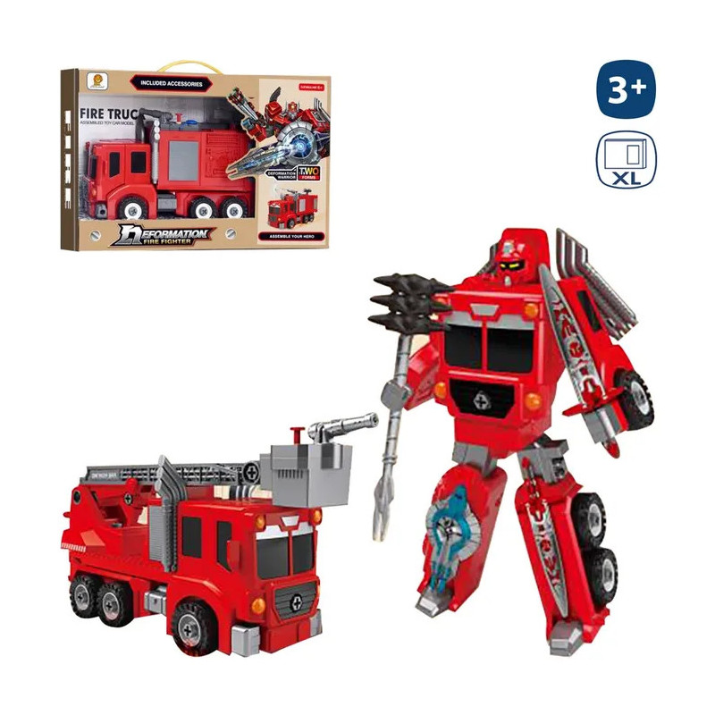 Robot Transformable Camión Bomberos