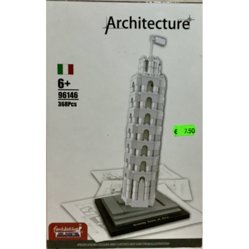 Bloques Torre Pizza 3D