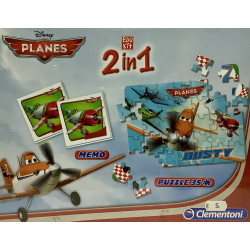 Clementoni - 2 en 1 Planes