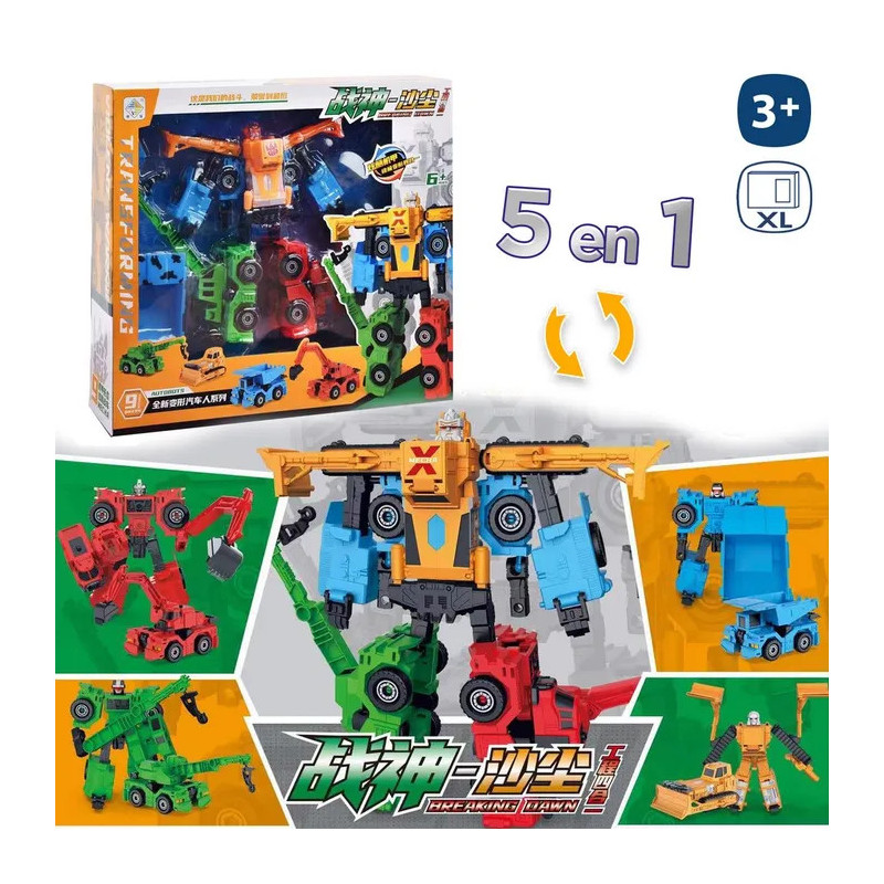 Robot Transformable 5 en 1