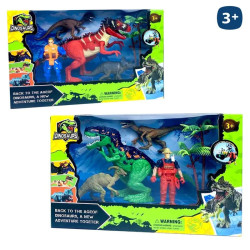Set Dinosaurio con Figura