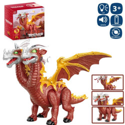 Figura Dinosaurio 2 cabezas
