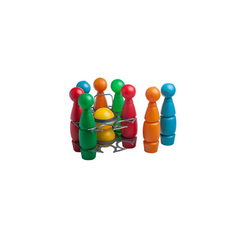 Bolos de plástico 8 unidades 30 cm
