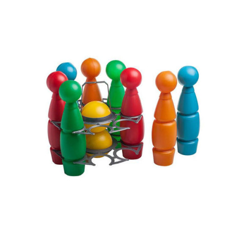 Bolos de plástico 8 unidades 30 cm