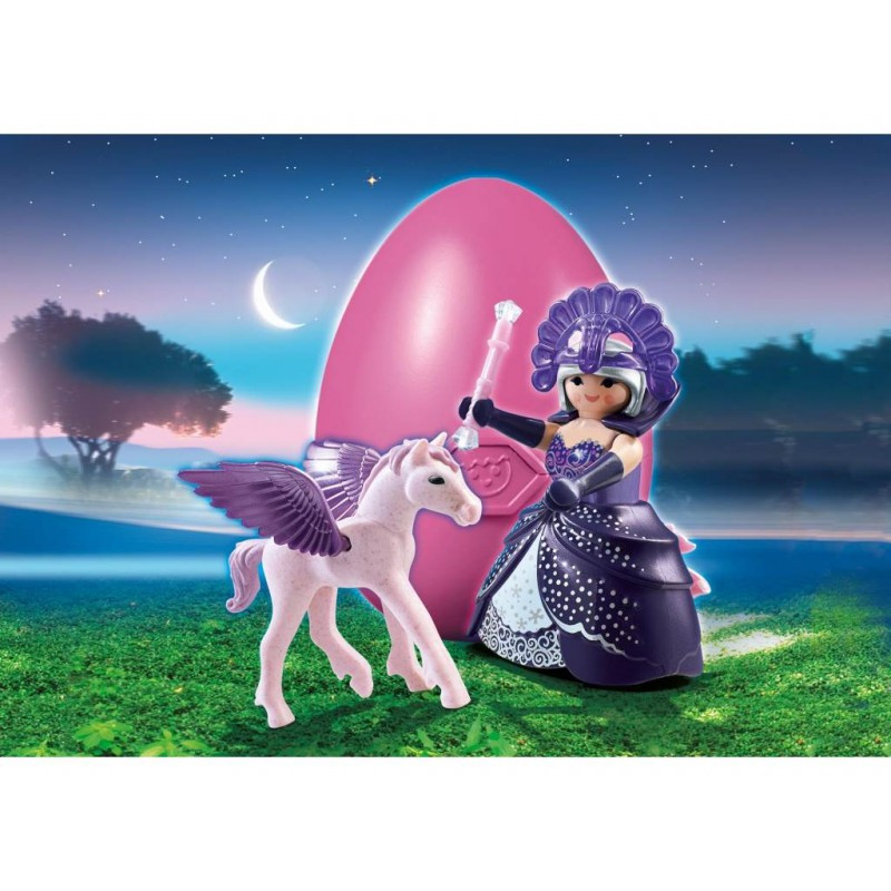 Playmobil Reina Luna con Bebe Pegaso