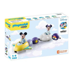 Playmobil 1.2.3 Disney Mickey y Minnie Tren Nube