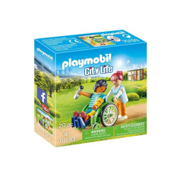 Playmobil Paciente en Silla de Ruedas